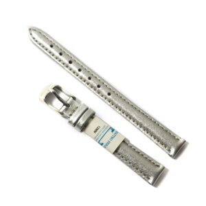 Curea de ceas din piele naturala Matteo Ferari culoare Gri-Argintiu - 12mm, 14mm, 16mm