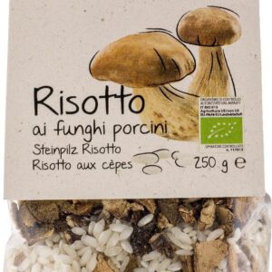 Risotto bio cu ciuperci porcini, 250g LaSelva
