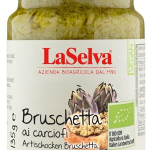 Pasta bio Bruschetta pe baza de anghinare, 130g LaSelva