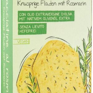 Schiacciatine bio cu rozmarin, 150g LaSelva