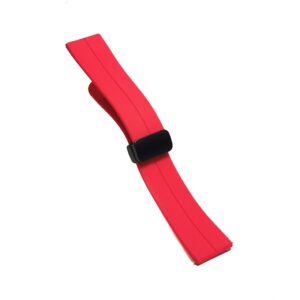 Curea de ceas Rosie din silicon cu inchidere deployant magnetic 20mm, 22mm WZ5361