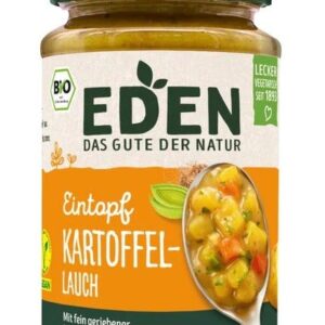 Tocana bio de cartofi și praz, 400g eden