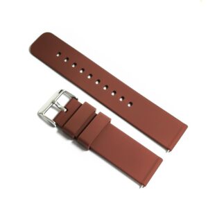 Curea de SmartWatch Maro din silicon 20mm / 22mm JD417M