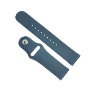 Curea de SmartWatch Gri-Petrol tip smartwatch din Silicon moale 22mm JD1606GP