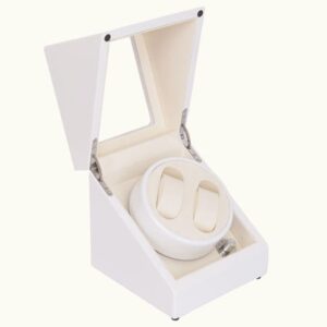 Cutie Intoarcere Ceasuri Automatice  - Watch Winder Alb 2+0