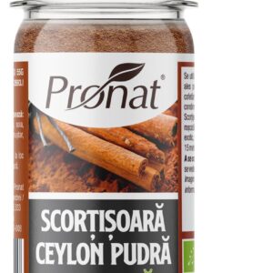 Scortisoara ceylon pudra bio, 40g Pronat