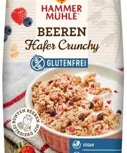 Musli bio crocant din ovaz fara gluten, cu fructe de padure, 325g Hammer Muhle