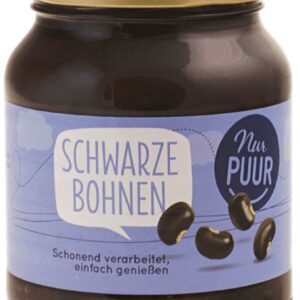 Fasole neagra bio, 350 g Nur Puur