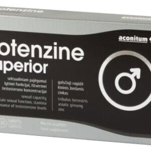 Potenzine superior, 30 tablete – 39,5 g Aconitum