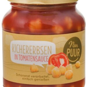 Naut bio in sos de rosii, 350g Nur Puur