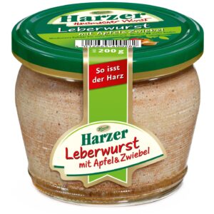 Specialitate din carne de porc, cu ficat, mere și ceapa, 200g Harzer