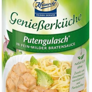 Gulas de curcan in sos delicat-fin, 400g Keunecke