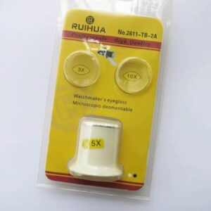Lupa bijutier / ceasornicar cu lentile interschimbabile 2611-TB-2A