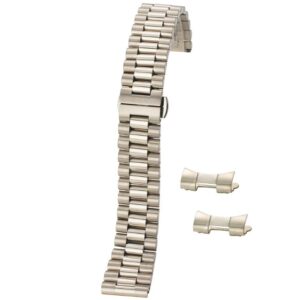 Bratara de ceas Argintie 14mm 16mm 18mm 19mm 20mm 21mm 22mm 23mm 24mm WZ2743