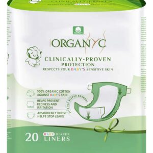 Absorbante organic din bumbac pentru scutece, 20 buc. Organyc