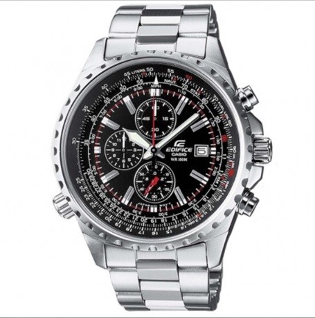 Ceas Bărbătesc Casio Edifice EF-527D-1AVEF Pilot – Cronograf cu Riglă de Calcul și Design Aviator