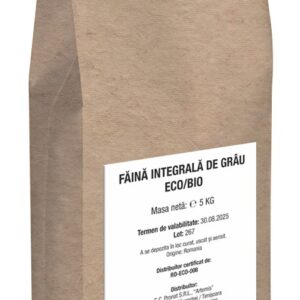Faina integrala de grau bio 5kg Pronat