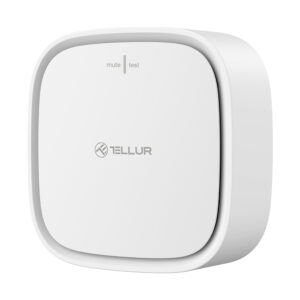 Senzor de gaz Tellur, Conexiune Wi-Fi, 2.4 GHz, Alarma, Notificari