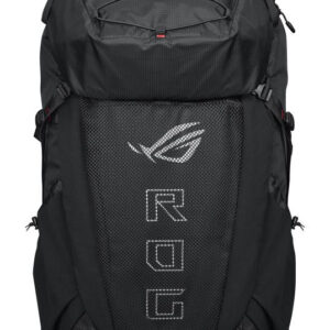 ASUS ROG Archer ErgoAir. Backpack type: Gaming backpack, Product main colour: Black, Coloration: Pattern. Width: 350 mm, Depth: 210 mm, Height: 540 mm. Material: EVA (Ethylene Vinyl Acetate), Lycra, Nylon