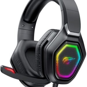 Casti Gaming Havit H659d RGB Black