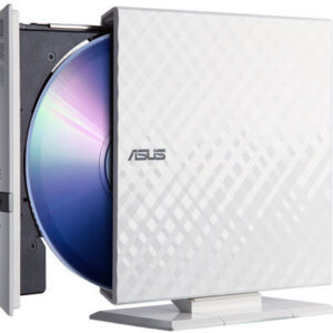 Unitate optica notebook ASUS SDRW-08D2S-U/LITE White USB 2.0, compatibil cu Windows si Mac OS