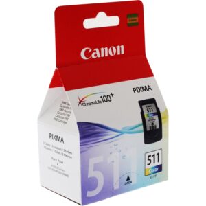 Cartus cerneala Original Canon CL-511 Color, compatibil MP240/MP260, 244 Copies (BS2972B001AA)