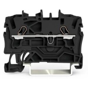 Set 5 bucati clema sir cu 2 conductori 2.5mm Wago 2002-1205, negru