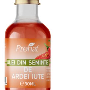 Ulei din seminte de ardei iute, 30ml Pronat