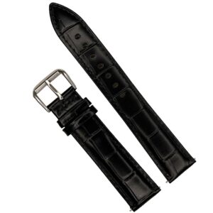 Curea Ceas Piele Naturala neagra 18mm 20mm 22mm 24mm WZ1904