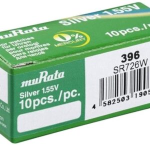 Set 10 baterii de ceas Murata 396 / 397 SR726SW AG2 1.55V