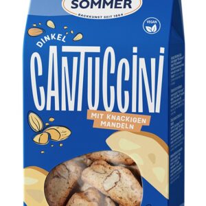 Cantuccini bio crocant din grau spelta cu migdale, demeter 150g Sommer