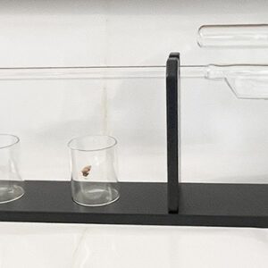 Decantor Sticlă în Formă de Pușcă – Set cu 4 Pahare WZ5132