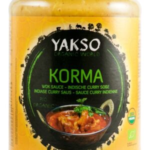 Sos bio pentru wok Korma, 350g Yakso