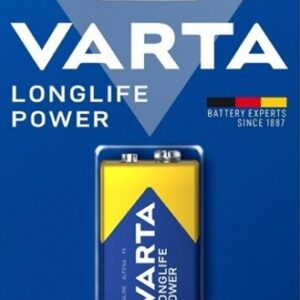 Baterie alkalina 9V/LR61 Varta LongLife Power