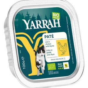 Hrana umeda bio pentru pisici cu carne de pui, 100g Yarrah