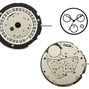 Miyota 6S20 – Mecanism Quartz Cronograf cu 3 Subdiale