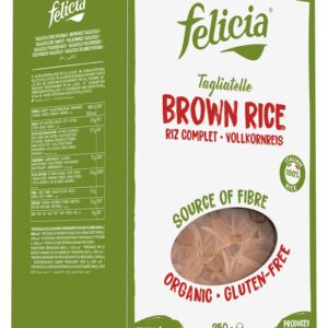 Tagliatelle bio din faina de orez integral, 250g Felicia