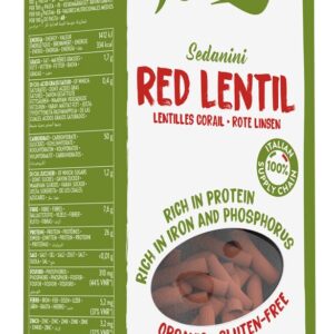 Sedanini bio din linte rosie, 250g Felicia