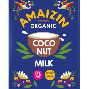Lapte bio de cocos 17% grasime, 500ml Amaizin