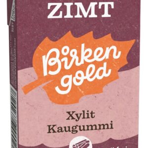 Guma de mestecat cu xylitol pentru ingrijirea dintilor, scortisoara, 28g Birkengold