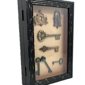 Cutie pentru Chei „Yanis” – Lemn Maro Întunecat, 20 × 30 cm WZ2223