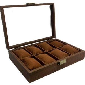 Cutie de Lemn Premium pentru Depozitarea Ceasurilor – 6 Compartimente (Model WZ1022)