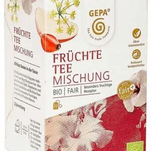 Amestec de ceai din fructe bio si fairtrade, 40g 20 pliculete a 2g Gepa