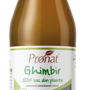 Suc bio de ghimbir, 330ml Medicura