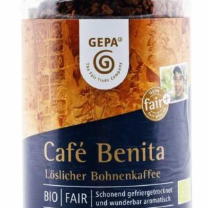 Cafea solubila Benita bio si fairtrade, 100g Gepa