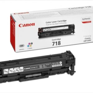 Toner Original pentru Canon Negru CRG-718B, compatibil LBP7200CDN, 3400pag (CR2662B002AA)