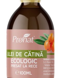 Ulei bio de catina presat la rece 100ml Pronat