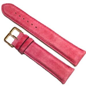Curea Ceas „Suede Elegance” – Piele Întoarsă Veritabilă, Roz Pastel (12mm, 18mm, 20mm)