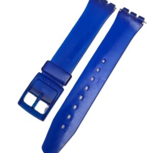 Curea Silicon „Slim-Fit” – Compatibilă Swatch 17mm (Modele Subțiri)