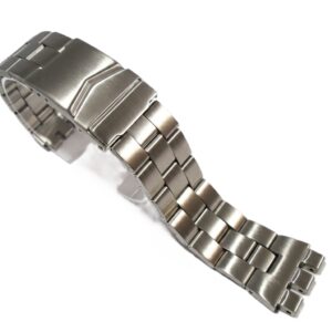 Brățară „Oyster Steel” – Compatibilă Swatch Irony Chrono, 19mm / 23mm